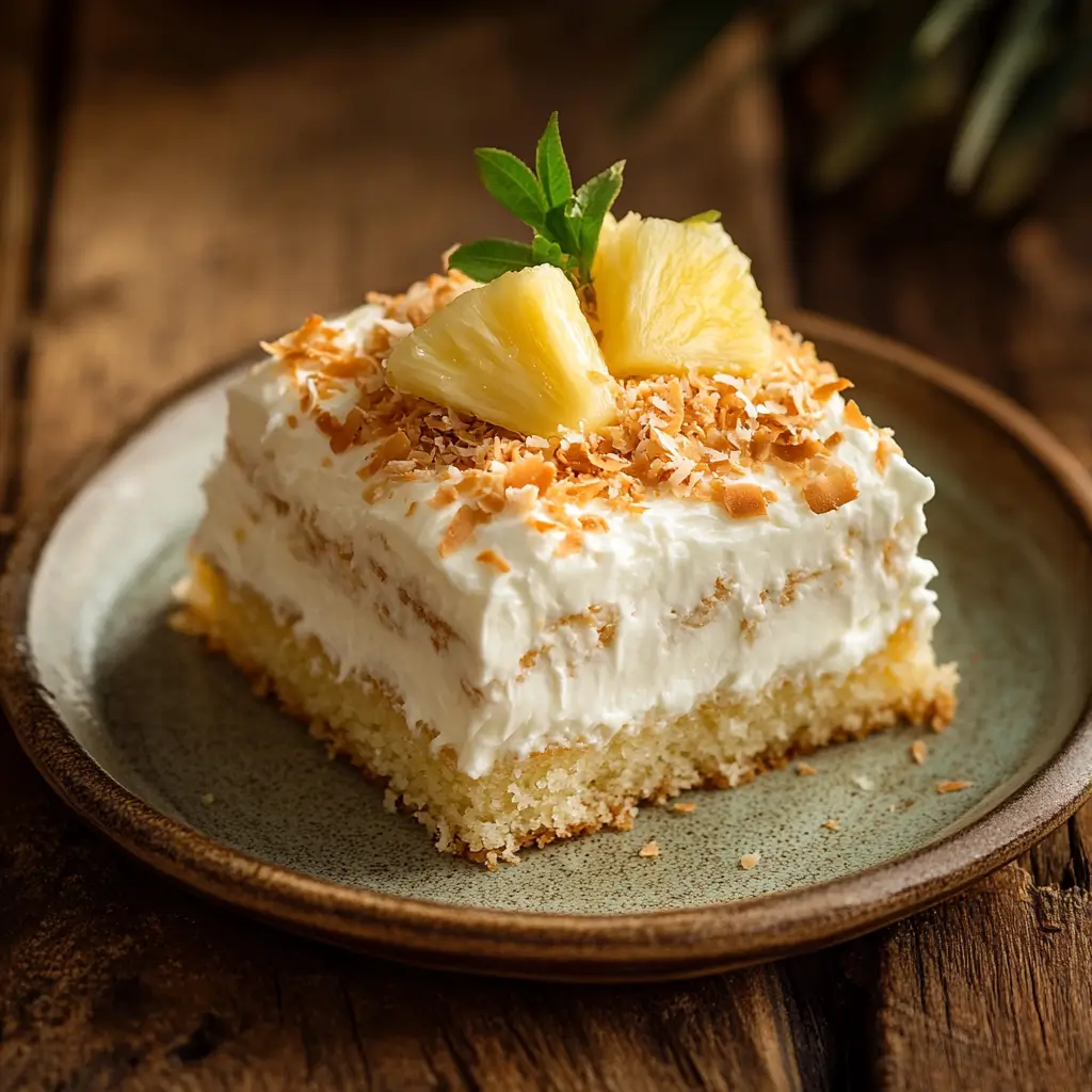 Pineapple Coconut Cake