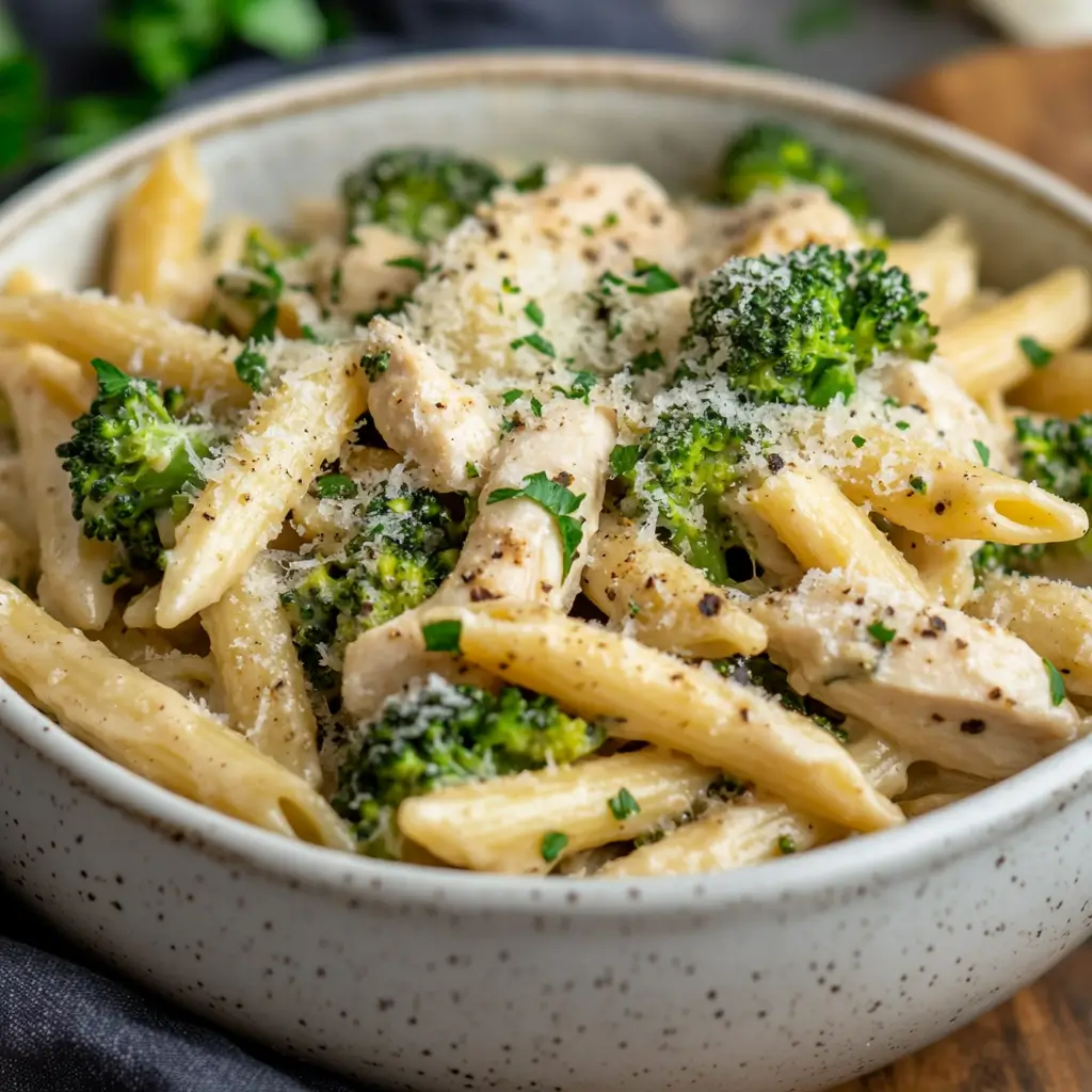 Creamy Chicken and Broccoli Penne