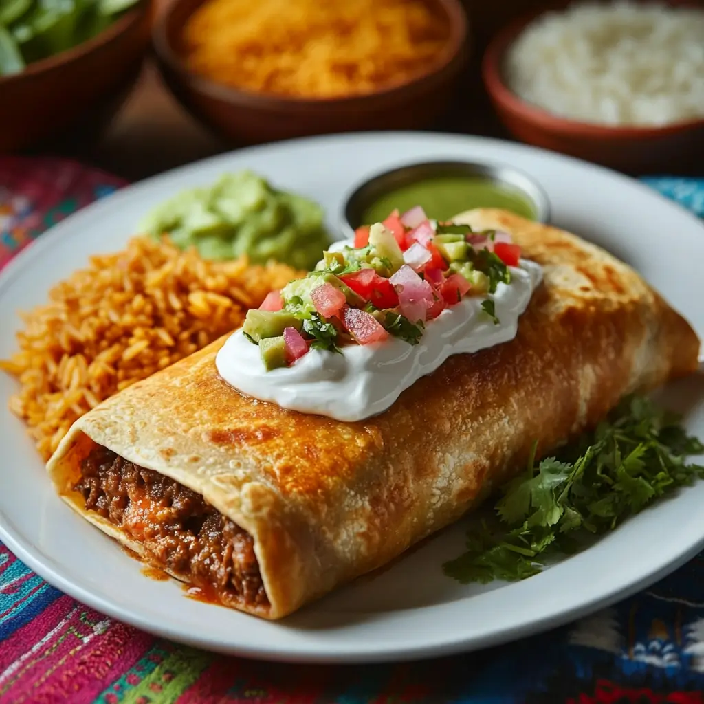 Beef chimichanga recipe