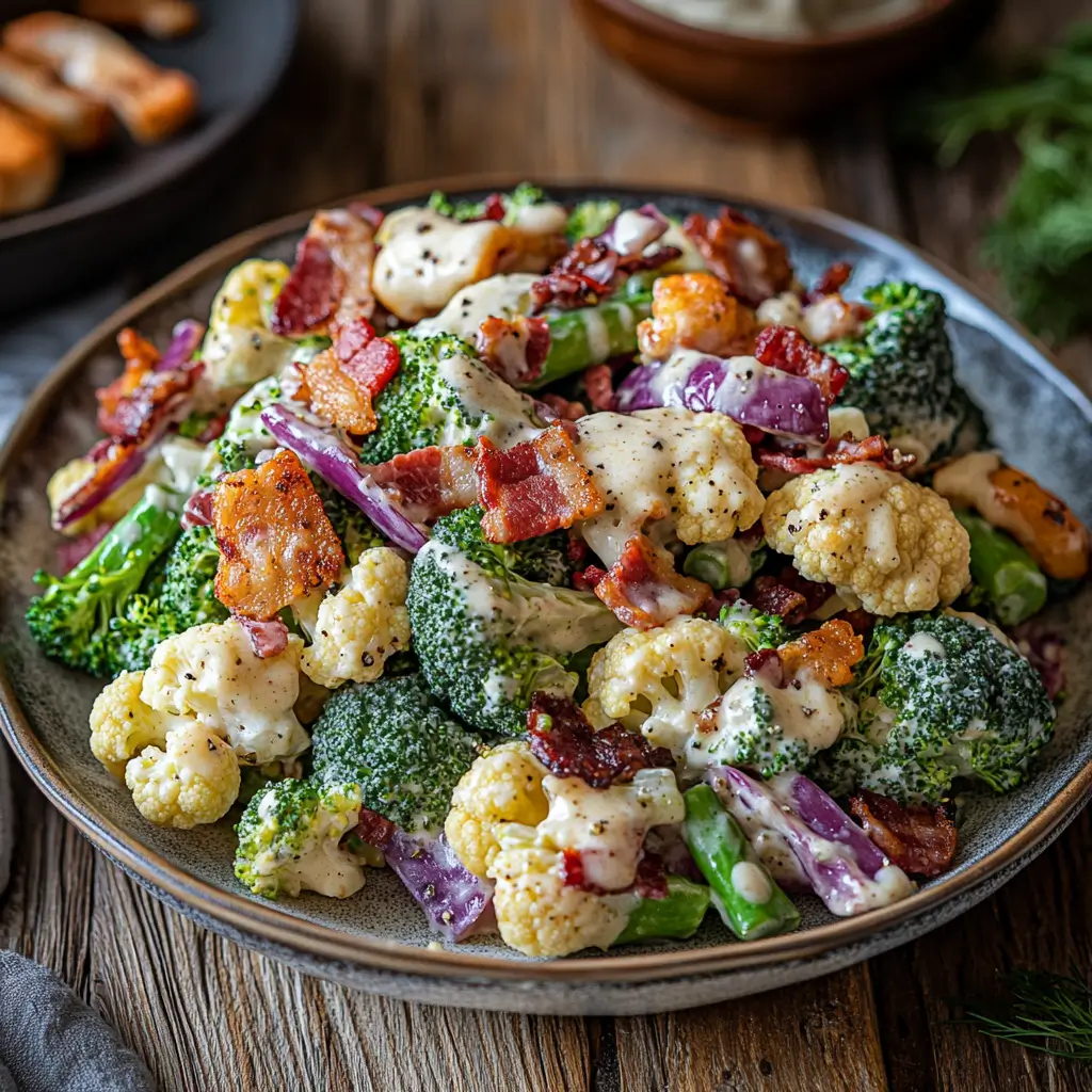 broccoli cauliflower salad recipe