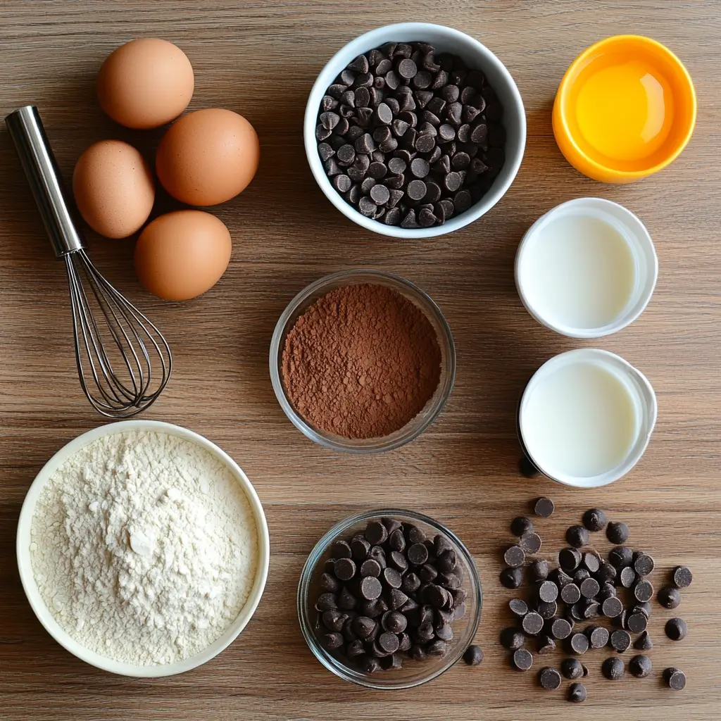 Ingredients of Chocolate Pancake Recipe