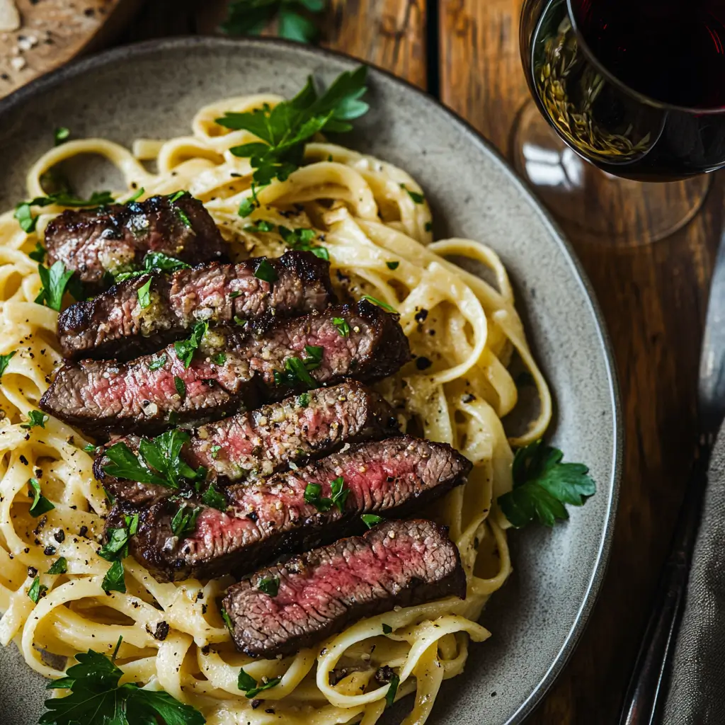 Steak and pasta recipes